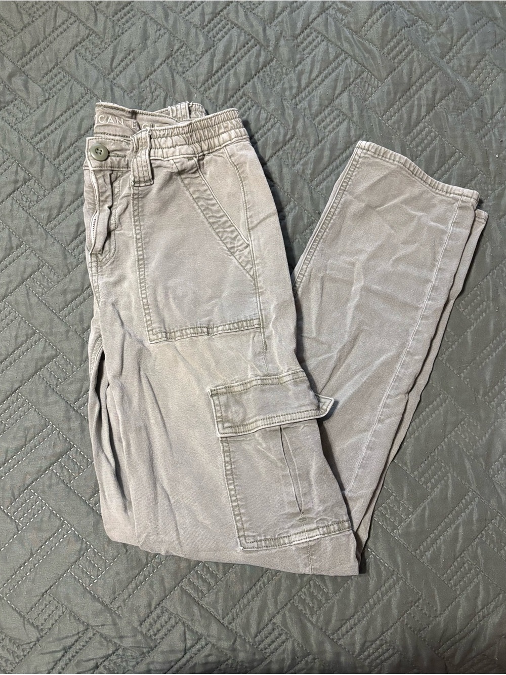 American Eagle Light Green Cargo Pants